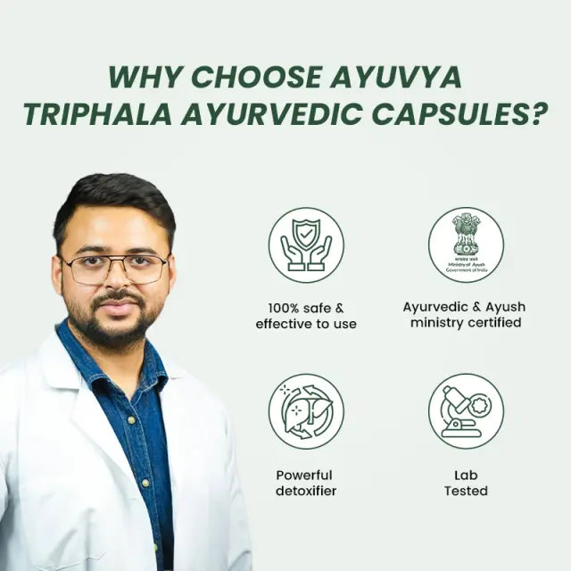 Ayuvya Triphala & Brahmi Combo
