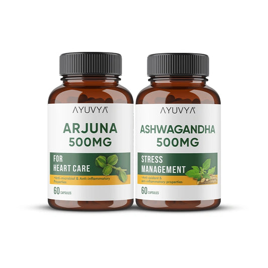 Ayuvya Arjuna & Ashwagandha Combo