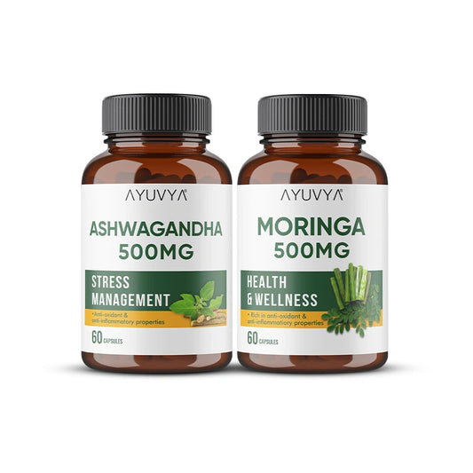 Ayuvya Moringa & Ashwagandha Combo